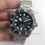 Best Quality Tudor Pelagos Replica Mens Watch - Black Dial Stainless Steel Band